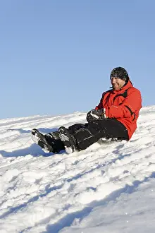 Snowy Day Fun Stampe: Sledding