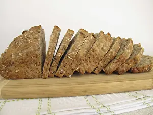 Wholemeal Bread Stampe: Sliced bread