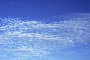 Full Frame Cloudy Sky Stampe: Small fluffy clouds, Cirrocumulus