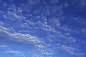 Southern Germany Weather Stampe: Small fluffy clouds, Cirrocumulus
