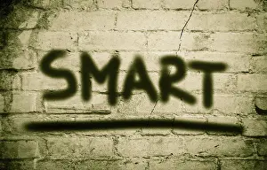 One Person Working Stampe: Smart Concept