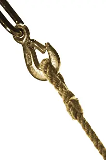 Studio Still Life Photography Stampe: Snap hook and rope