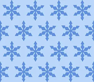 Blue Background Illustration Stampe: Snowflakes, patterns, background
