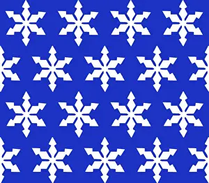 Full Frame Snowflakes Stampe: Snowflakes, patterns, background