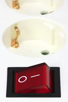 Saving Energy Tips Stampe: Socket with switch on/off button