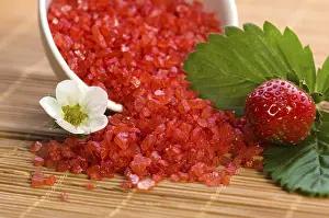 Food Photography Studio Stampe: Spa composition with strawberry