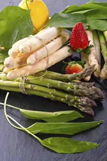 Nutrition In Vegetables Stampe: Spargel