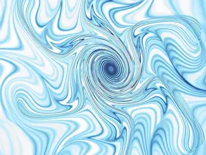 Abstract Fractal Geometry Stampe: Spiral background - abstract computer-generated image
