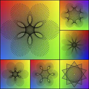 Spirography Art Stampe: Spirography