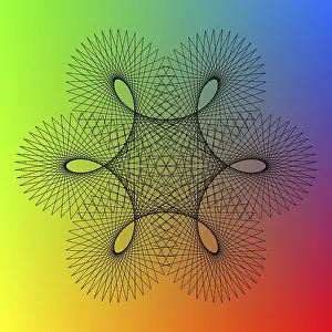 Spirography Art Stampe: Spirography
