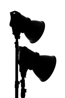 Black Background Photography Stampe: Spotlight