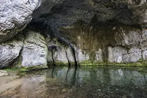 Uninhabited European Waters Stampe: Spring, Source du Lison, Source des Lison
