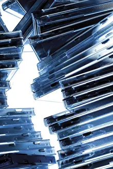 Compact Disc Storage Stampe: Stack of CDs