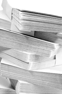 Still Life Studio Photography Stampe: Stack of envelopes