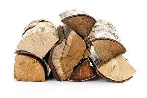 Firewood Stack Stampe: Stack of firewood