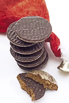 Gingerbread Cookies Stampe: Stack of gingerbread cookies