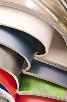 Eco Friendly Recycling Stampe: Stack of magazines, poland