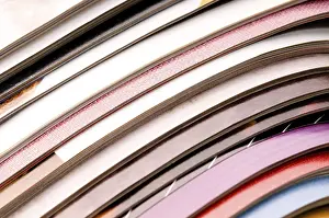 Waste Separation In Europe Stampe: Stack of magazines, poland