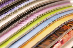 Waste Separation In Europe Stampe: Stack of magazines, poland