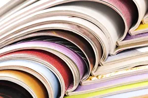 Ecofriendly Waste Separation Stampe: Stack of magazines, poland