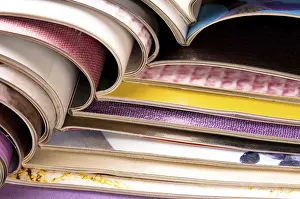 Environmentally Friendly Recycling Stampe: Stack of magazines, poland