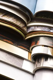 Eastern European Magazines Stampe: Stack of magazines, poland