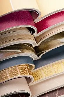 Eastern European Interior Stampe: Stack of magazines, poland