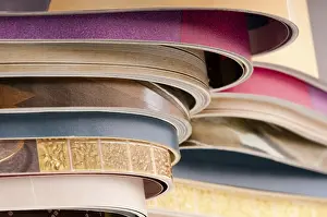 Waste Separation In Europe Stampe: Stack of magazines, poland