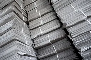 Filling The Format Image Stampe: Stack of newspapers