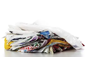 Indoor Studio Photography Stampe: Stack of plastic bags