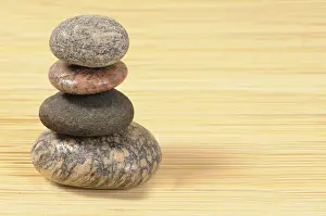 Colorful Stones Stampe: Stack of stones