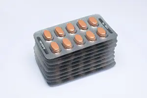 Blister Packaging Stampe: Stack with tablets in blister packaging, Germany