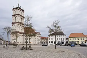 Sacred Building Germany Stampe: Stadtkirche am Markt, Neustrelitz