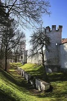 Historic German Towns Stampe: Stadtmauer