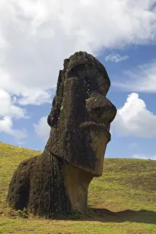 Immagini Correlate Stampe: Statue di Pasqua sull'isola di Pasqua.