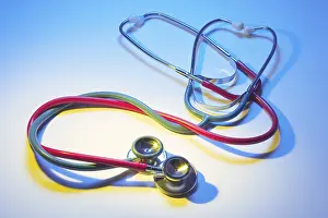 Medical Diagnosis Stampe: Stethoscopes