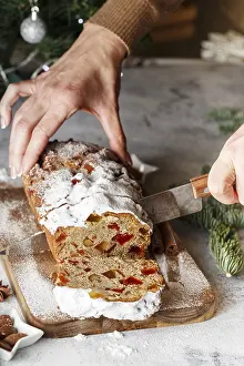 Advent Season Baking Stampe: Stollen is fruit bread of nuts