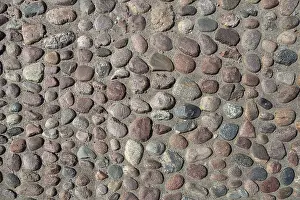 Historic City Center Stampe: Stone pavement texture background