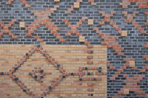 European Stone Structures Stampe: Stone wall with pattern as background