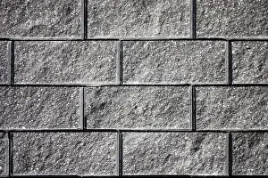 Historic City View Stampe: Stone wall texture