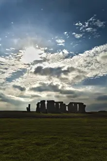 Uninhabited Ancient Cityscape Stampe: Stonehenge