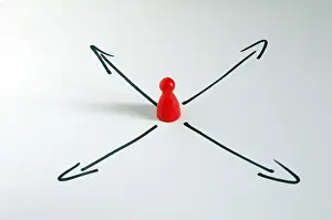 Colorful Game Pieces Stampe: Strike a new path