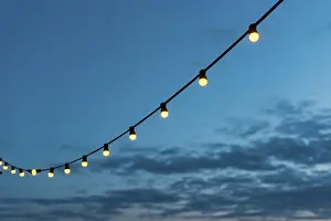 Evening Sky Photography Stampe: String lights sunset sky