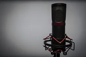 Music Studio Setup Stampe: Studio microphone