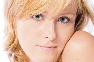 Redhead Model Stampe: Studio portrait of a red haired model