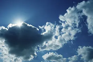 Cloud Formations In The Sky Stampe: Sun behind clouds