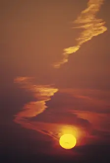 Evening Sun Cloud Formation Stampe: Sunset