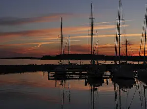 Baltic Sea Evening Sky Stampe: Sunset