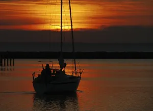 Baltic Sea Sunset Stampe: Sunset