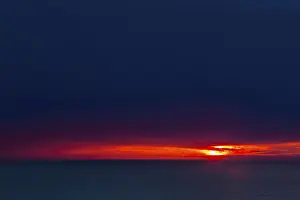 Cornwall Coastal Landscape Stampe: Sunset at the Bedruthan Steps, Cornwall